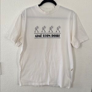 Aime Leon Dore White Graphic Tee